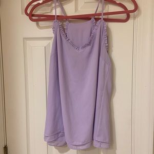 lilly pulitzer adjustable tank top purple size L